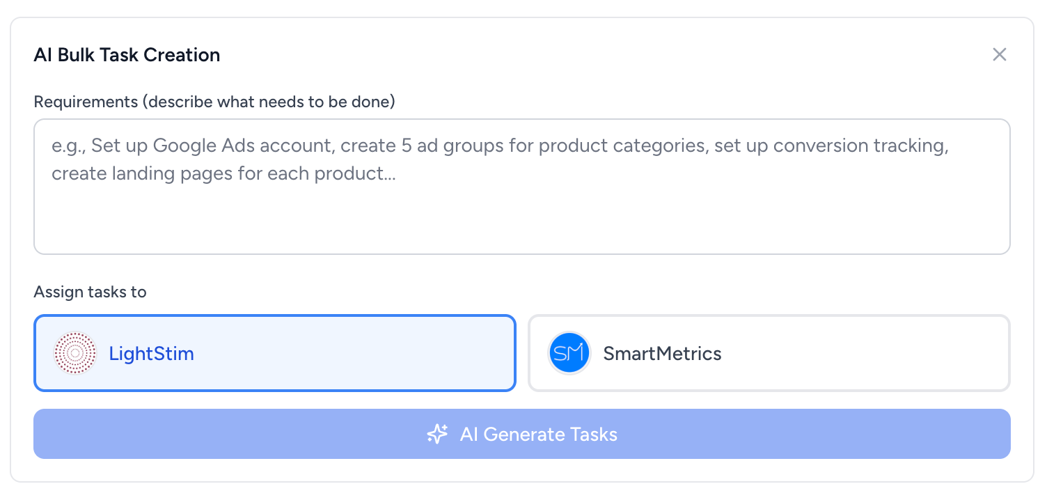 SmartMetrics - paste meetings notes